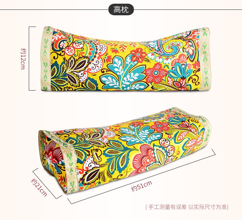 廠(chǎng)家批發(fā)艾草枕頭 艾絨頸部多功能家用可拆洗護頸艾灸枕頭頸椎枕