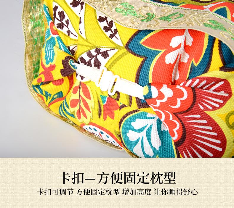 廠(chǎng)家批發(fā)艾草枕頭 艾絨頸部多功能家用可拆洗護頸艾灸枕頭頸椎枕